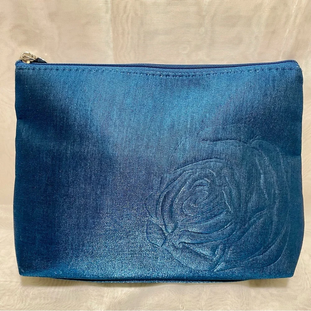 Lancome Elegant Blue Cosmetic Bag
